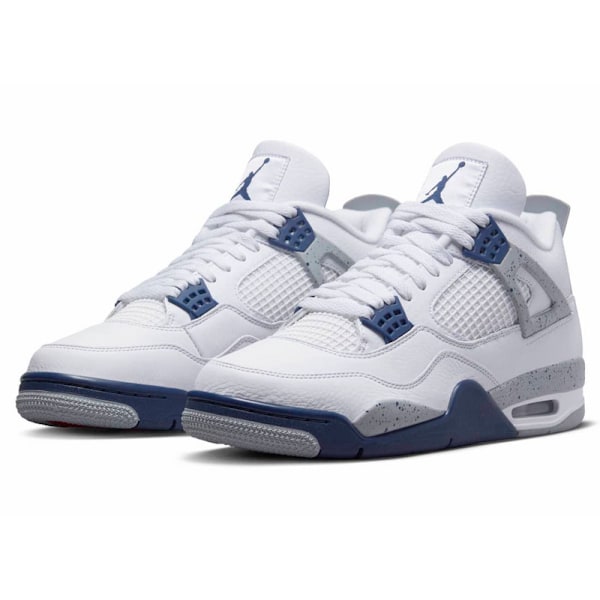 Jordans 4 Retro Midnight Navy” DH6927-140 Herr- och Damskor Original AJ4 Sneakers 37.5