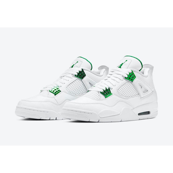 Jordans 4 Retro “Green Metallic” CT8527-113 Herr och Dam Original AJ4 Sneakers 47