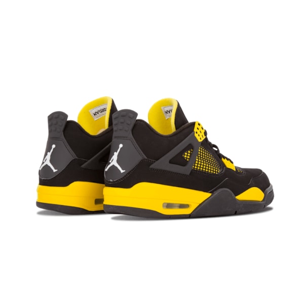 Jordans 4 Retro 'Thunder' 2023 för Män och Kvinnor Original AJ4 Sneakers 44