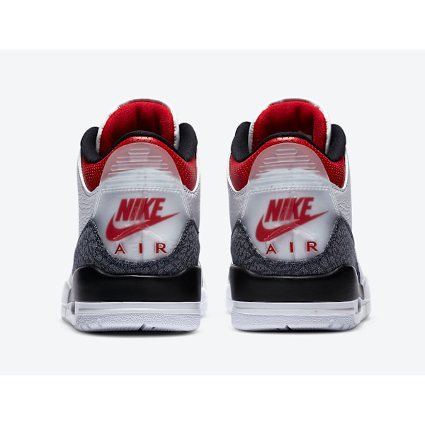 Jordans 3 Retro SE-T \"Fire Red\" CZ6433-100 för män och kvinnor, original AJ3 sneakers 43