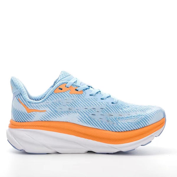 Clifton 9 Textil Dam Herr Skor Löparskor Sneakers blå flerfärgad 37