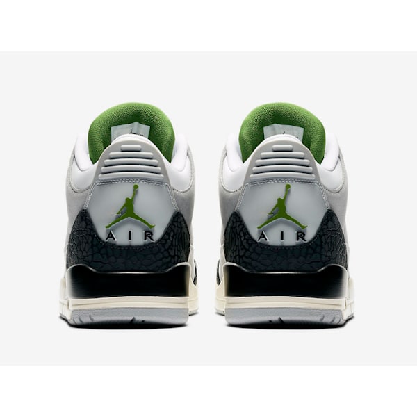 Jordans 3 Retro “Chlorophyll” 136064-006 för män och kvinnor, original AJ3 sneakers 47
