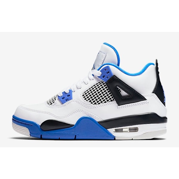 Jordans 4 Retro White Oreo Män och Kvinnor Original AJ4 Sneakers 44