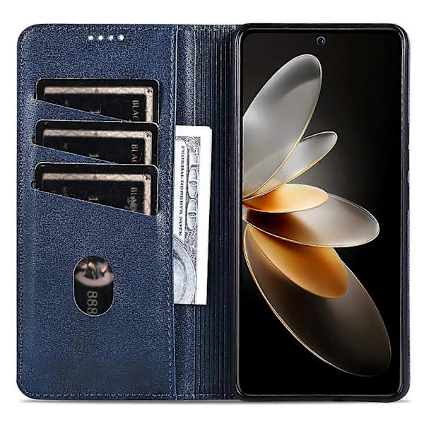 Plånboksfodral för Huawei nova 12 5G Läder Flipfodral med Ställ