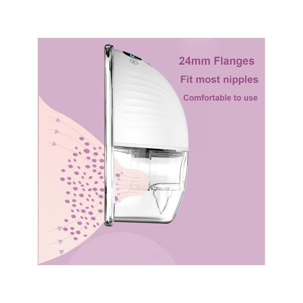 YEMAESRE Portabel Elektrisk Bröstpump, Bärbar, Handsfree, för Amning, 3 Lägen, 9 Nivåer