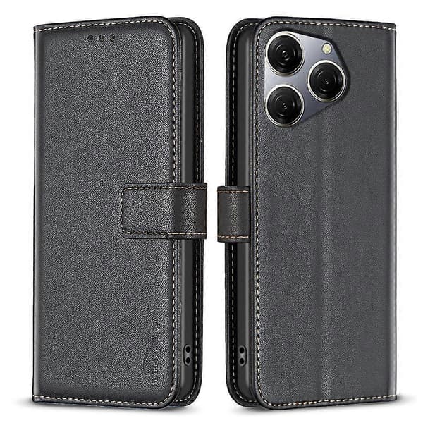 PU Læder Etui til Tecno Spark 20 Pro Transsion, Wallet Flip Telefon Cover