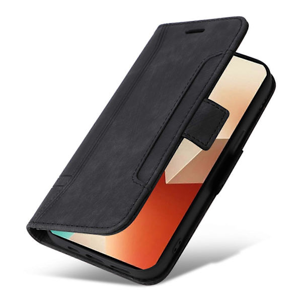 Läderfodral med tryck för Xiaomi Redmi Note 13 5G