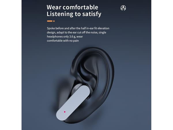 Brusreducerande Hörlurar Utan Bluetooth, Svarta