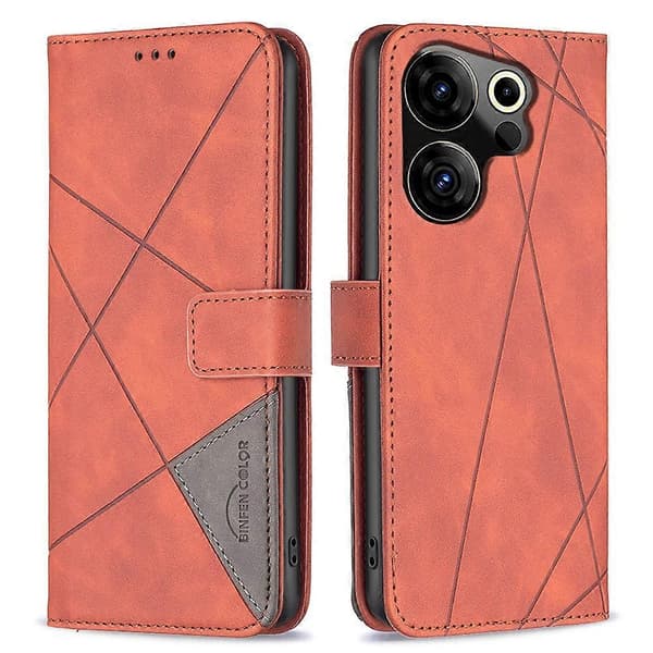 PU Læder Print Telefon Cover til Tecno Camon 20 Premier 5G