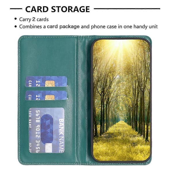 Oppo A79 5G/A2 5G Skal, TPU+PU Läder Rombskydd