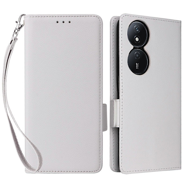Magnetiskt läderfodral med lycheetextur för Honor X7b 4G/Play 50 Plus 5G/Play 8T 5G