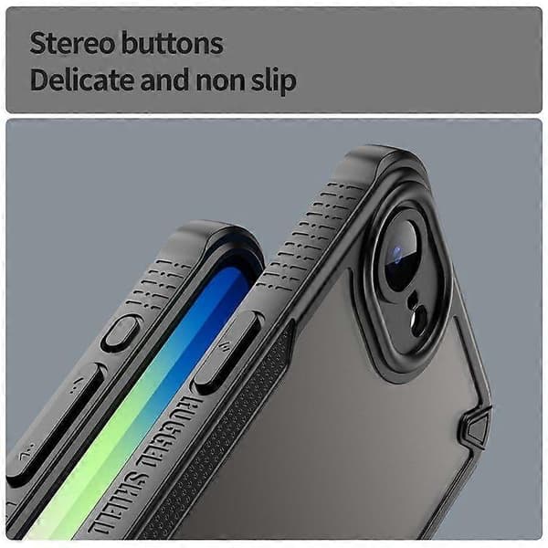 Matt Hybrid Skal Baksida för iPhone SE (2025)