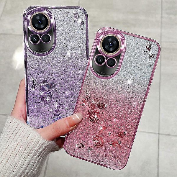 Skal för Huawei nova 13, blommigt TPU, flexibelt gradient mobilskal