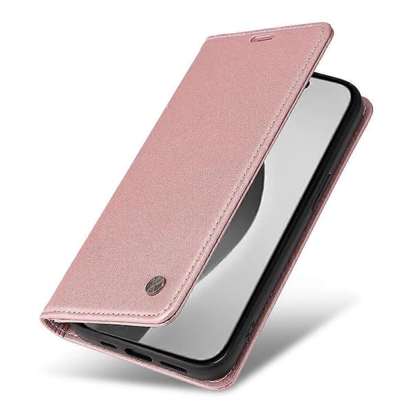Ställfodral i PU-läder med plånbok för iPhone 16 Pro Max