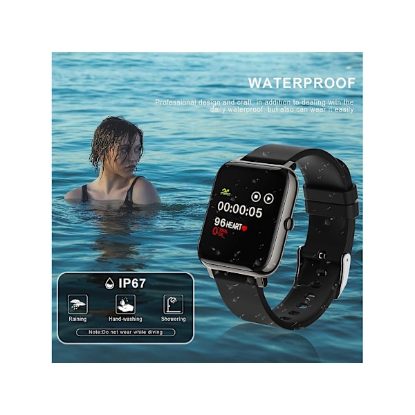 Smartwatch Dam Herr Smartwatch Vattentät Ip67 Smartwatch Sport Gps Cardio Fitness Aktivitetsmätare Stegräknare Kalorier