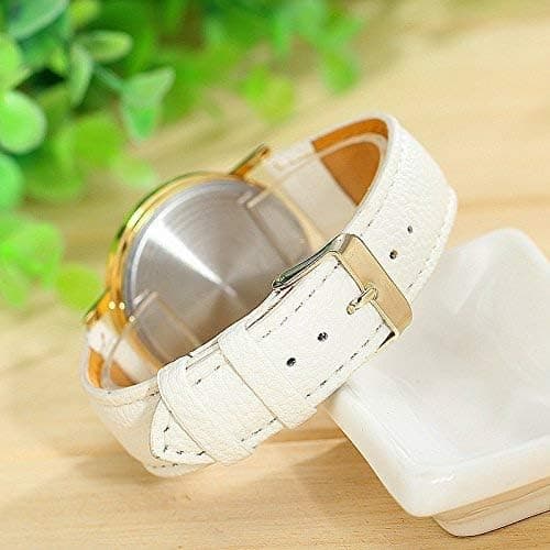 Modeklocka Läderarmband Panda Klockor Damklockor Kvarts Klocka