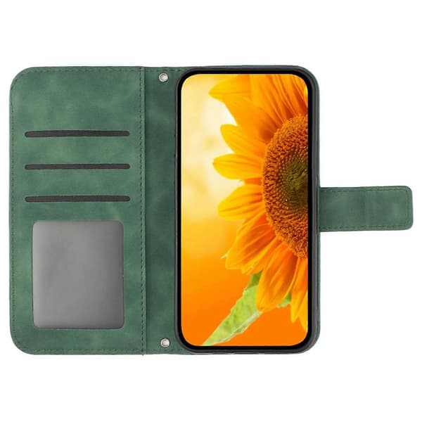 Solros Plånboksfodral Läder med Axelrem för iPhone 16 Pro Max
