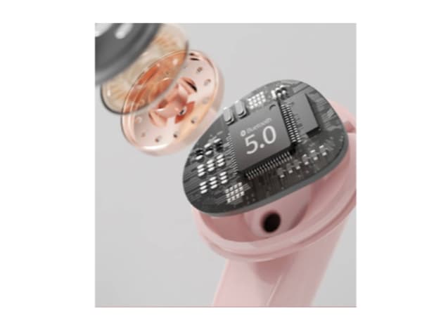 Cool Urban Lcd Bluetooth Rosa Hörlurar