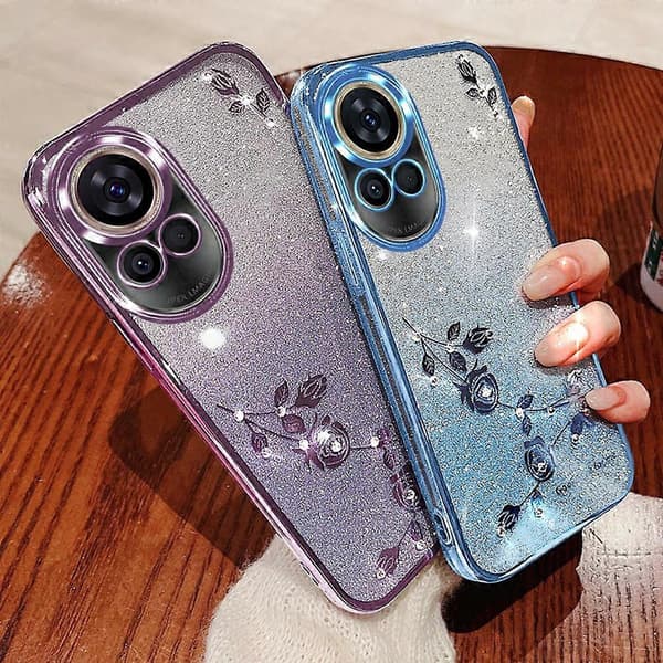 Blomster TPU Fleksibelt Gradient Telefoncover til Huawei nova 13