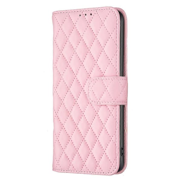 Diamantmönstrat läderfodral för Tecno Spark 10 5G