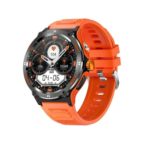 Kt76 Utomhus Sport Smartklocka 1.53 Tums HD Touchskärm 3ATM Vattentät Multifunktionell Klocka