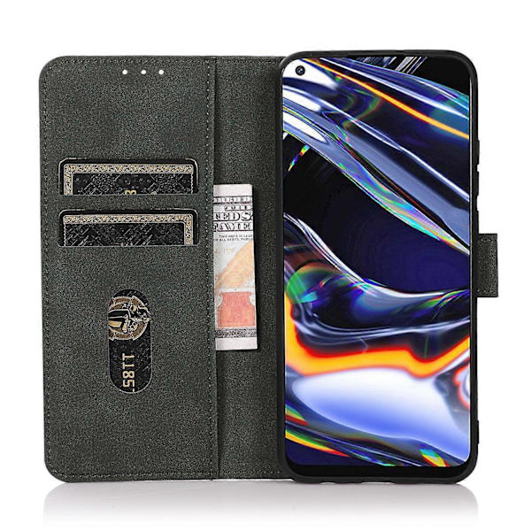 För Motorola Edge 50 Pro 5G Fodral PU Läder Visningsställ 2 Kortfack Telefonfodral