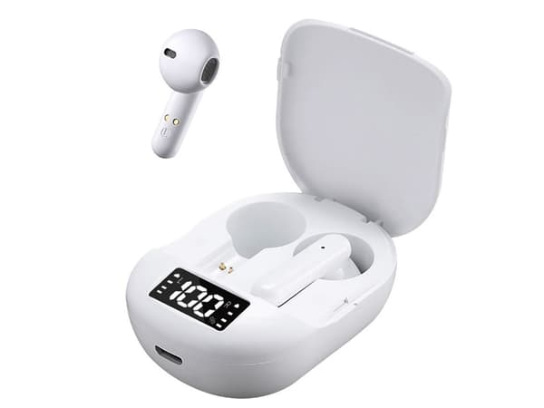 Vattentäta Bluetooth Hifi Stereo Hörlurar Vita