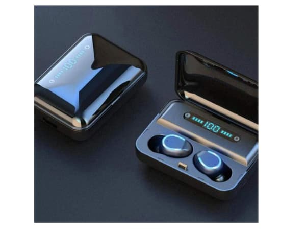 Svarta Bluetooth TWS Hörlurar