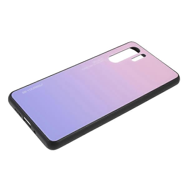 Gradient Glass + PC + TPU Hybriddeksel for Huawei P30 Pro