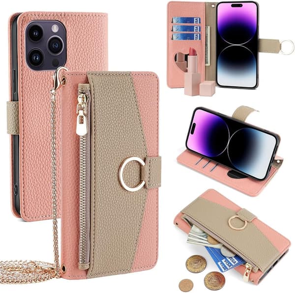 iPhone 12 Pro Max Telefondeksel Støtsikkert Magnetisk Holder Grønn Pink
