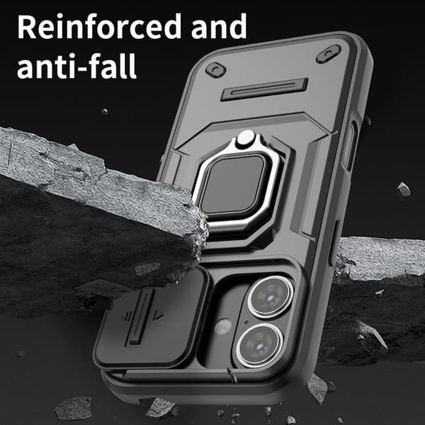 Telefoncover - Xiaomi Poco C75 4G - Skydevindue - Stødsikker Beskyttelse - Grå Gray