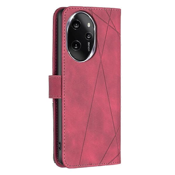 Tryckt Ställ Läder Telefonfodral för Honor 100 Pro, Plånboksdesign