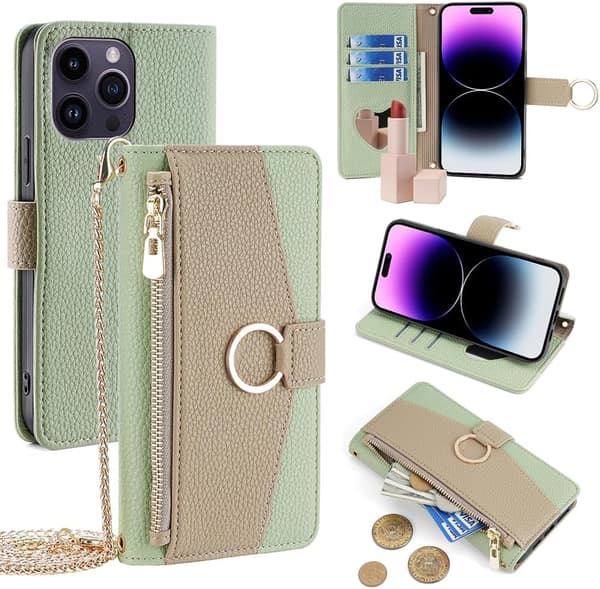Telefondeksel - iPhone 13 Pro Max - Støtsikker - Magnetisk - Lilla Green Xiaomi Poco M7 4G
