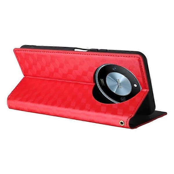 For Honor X9c Smart 5G/ X60 5G Diamantmønster Læder Wallet Case