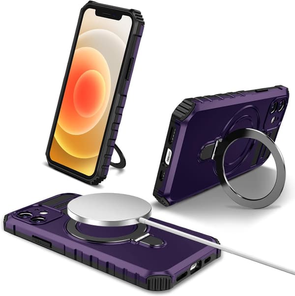 Telefondeksel - iPhone 12 Pro - Støtsikker - Matt - Slank Purple iPhone 12 Pro