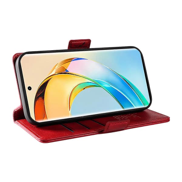 Honor X9b 5G/Magic6 Lite 5G Lychee Textur Läder Telefonskal