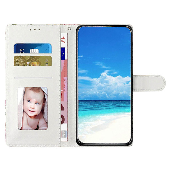3D-mönstertryckt läderfodral skyddsskal för Oppo A57 4G/A57 (2022) 5G/A77 5G