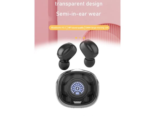 Brusreducerande Bluetooth-hörlurar Samtalstimmar med brusreducering Grön