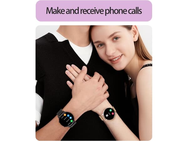 Smartklokke Svar/Ring 1.39\" Bluetooth Smartklokke for Android Ios Utendørs Aktivitetsmåler med Helse-/Søvnmonitor