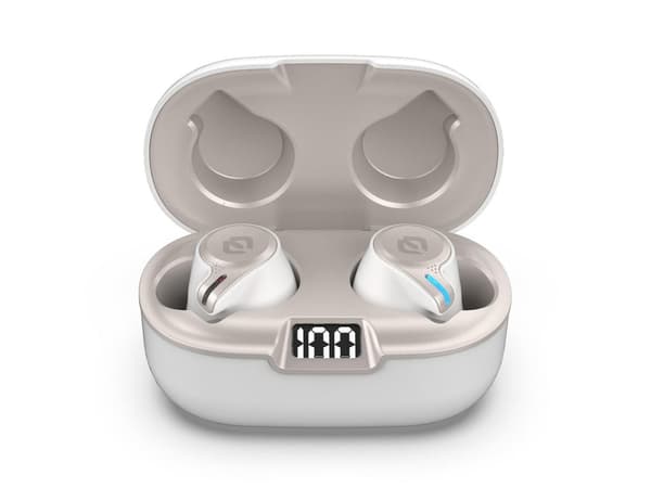 TWS Intra-Bluetooth Hörlurar Vit