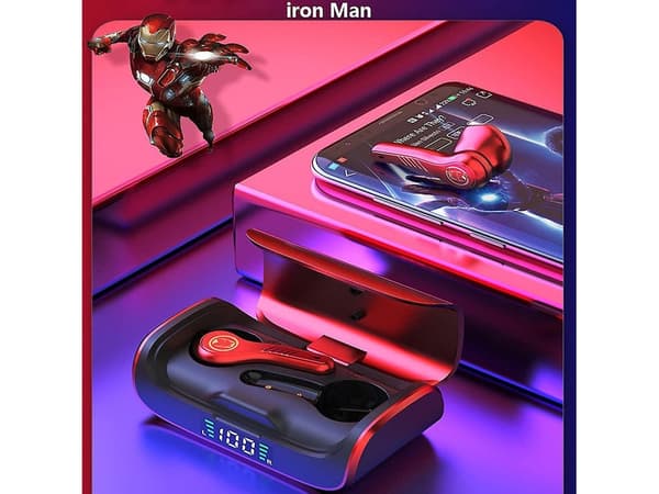 Marvel Semi Intra Trådlösa True Tws Bluetooth Hörlurar Svart