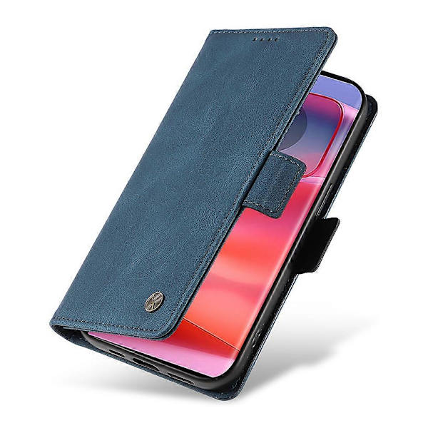 För Motorola Edge 50 Pro 5G Fodral Kortplats Skin-Touch Läder Flip Telefonfodral