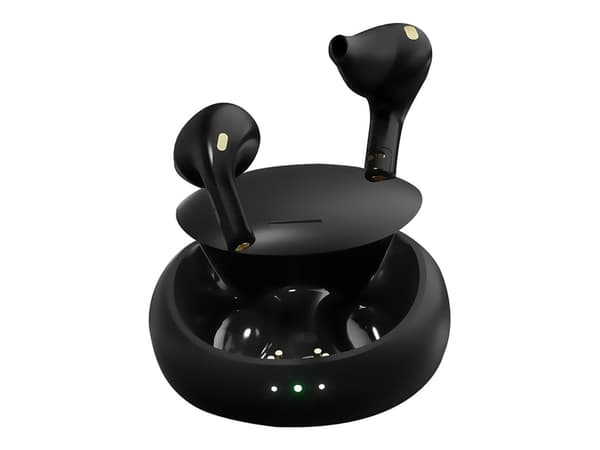 True Bluetooth Brusreducerande Hörlurar Svart