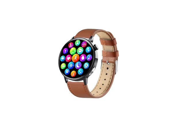 F67Pro Smartklokke Vanntett Bluetooth-anrop Multifunksjonell med Iphone Samsung Android Brun