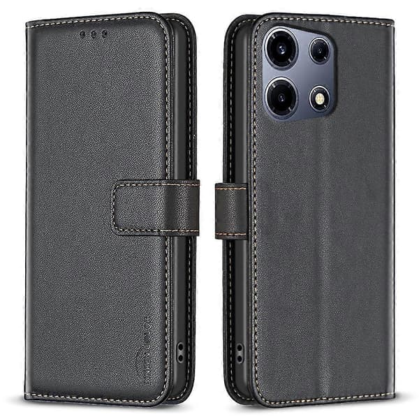 Infinix Note 30 VIP 5G Halkskyddande Läderfodral