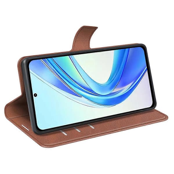 Honor X7b 4G Plånboksfodral med Magnetlås och PU Läder Flipskydd