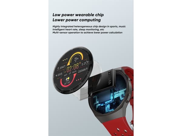 Smartklockor Full Touch HD Färgskärm Fitness Tracker för Android Ios