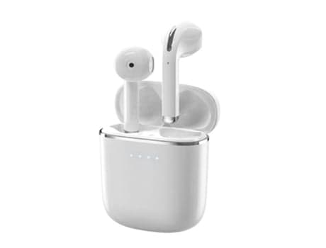 Bekväma hörlurar, touchkontroll, ljudlägen, Bluetooth, vita