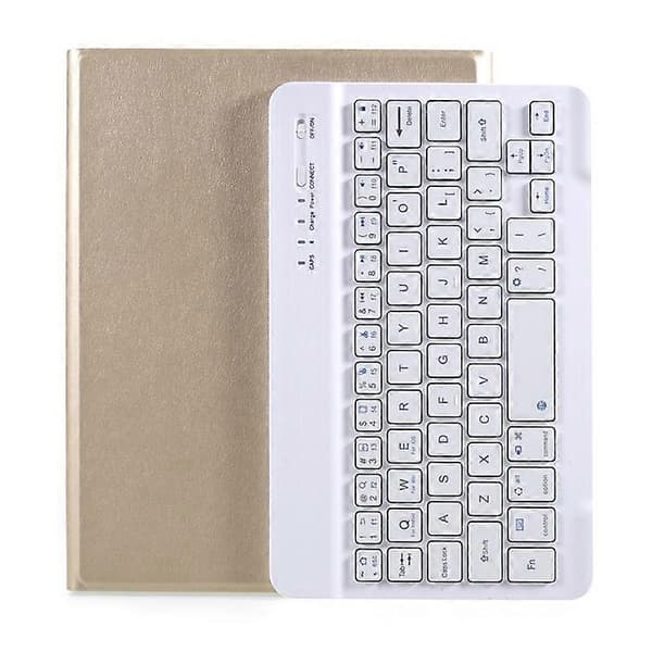 Texturerat Läderfodral + Bluetooth-tangentbord Kompatibelt för iPad Mini 2/iPad Mini/iPad Mini 4/iPad Mini (2019) 7,9 tum