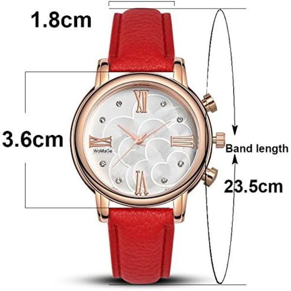 Nytt Armbandsur Populär Stil Dam Quartz Klockor Mode Unik Designer Damklockor